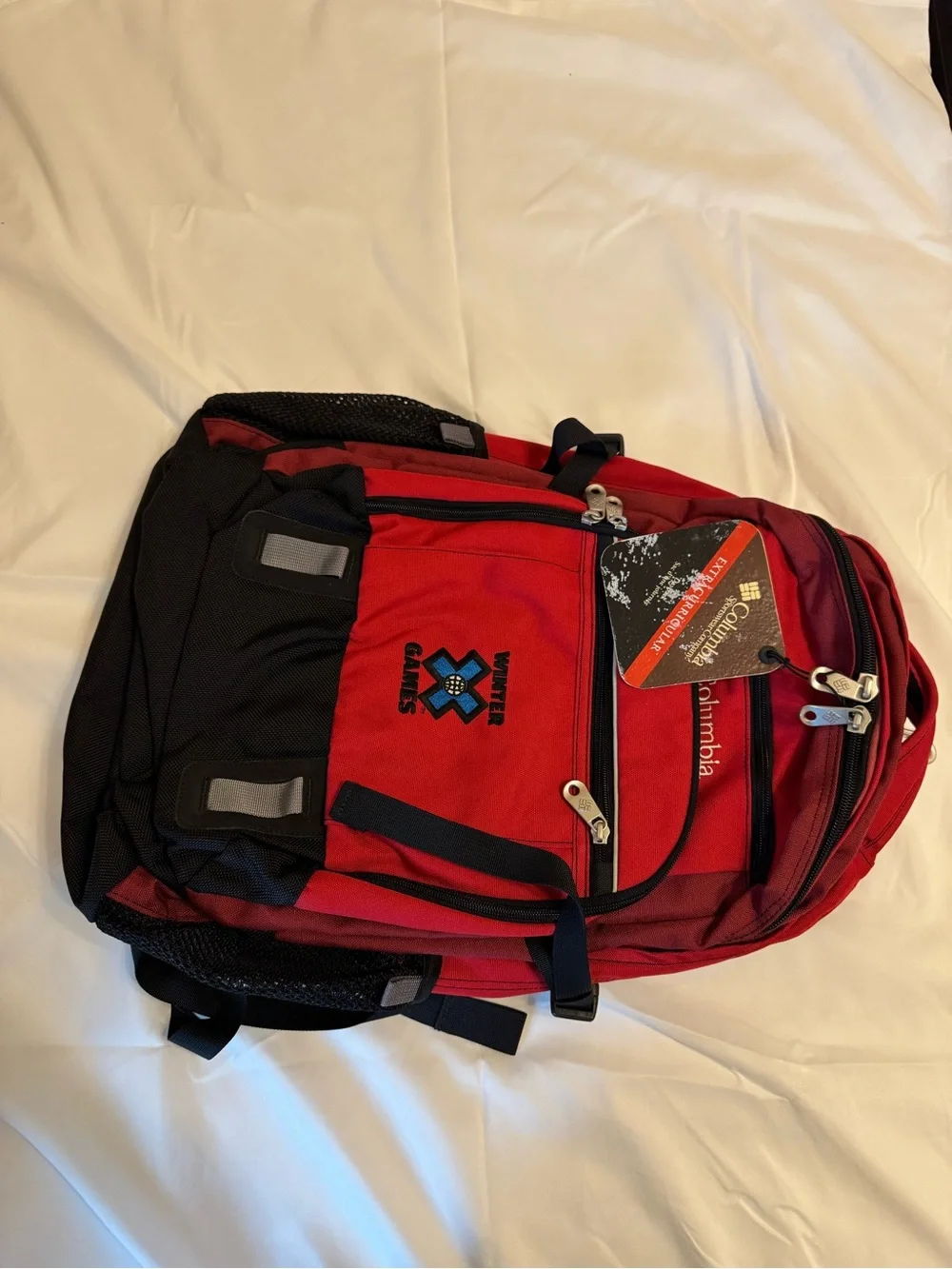 Columbia Red and Black Winter Games Backpack
